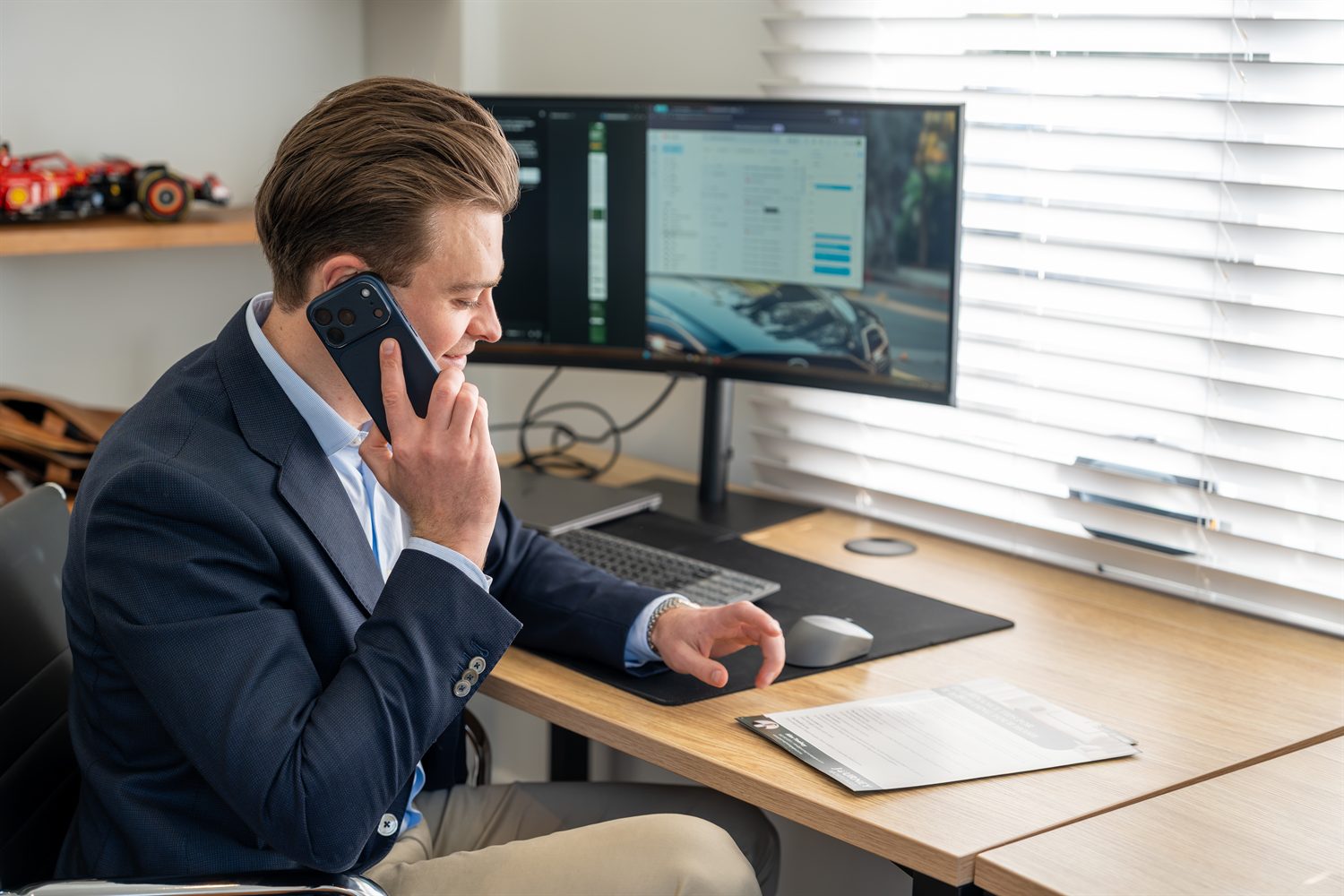 Working with a South Canterbury client over the phone