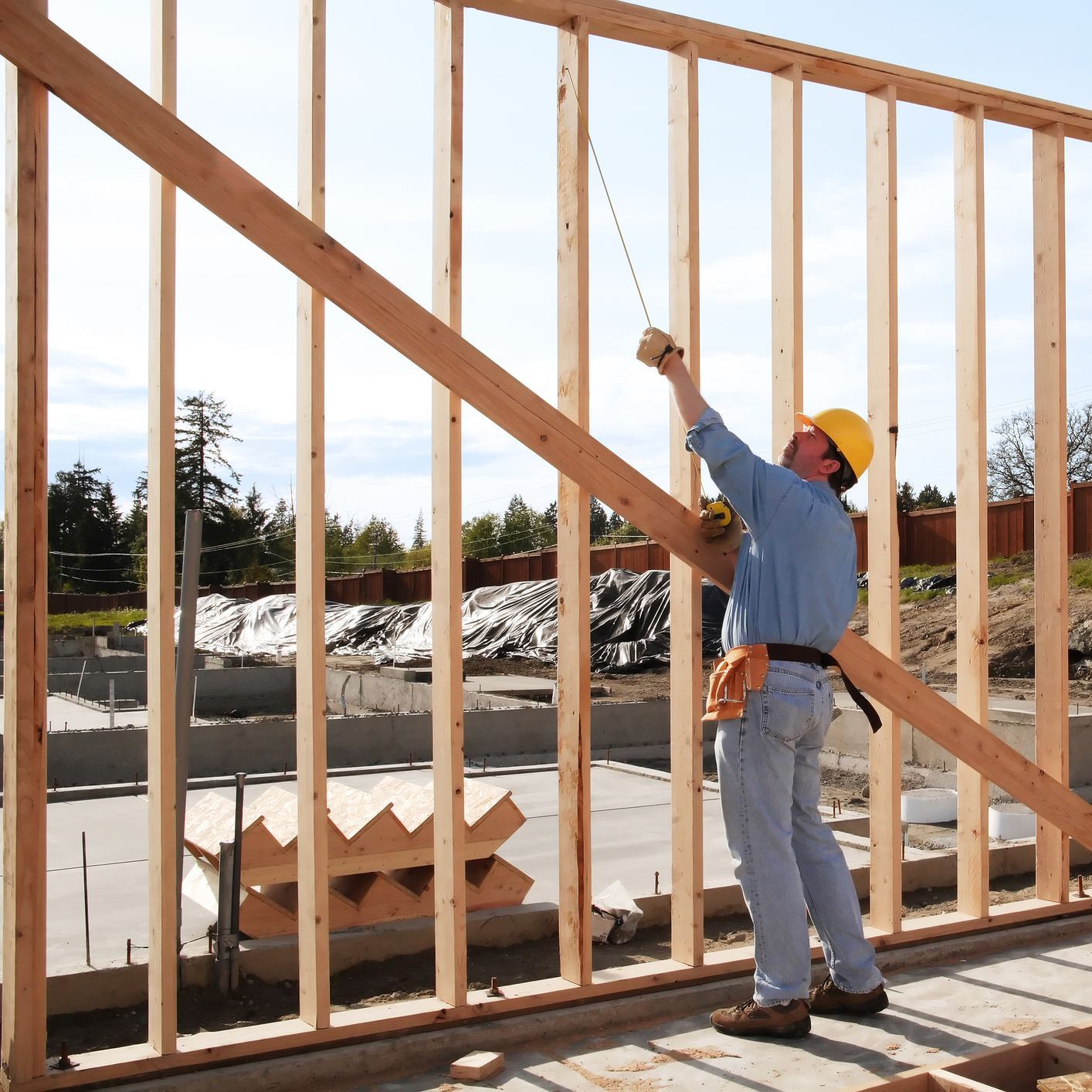 A new home under construction in Selwyn