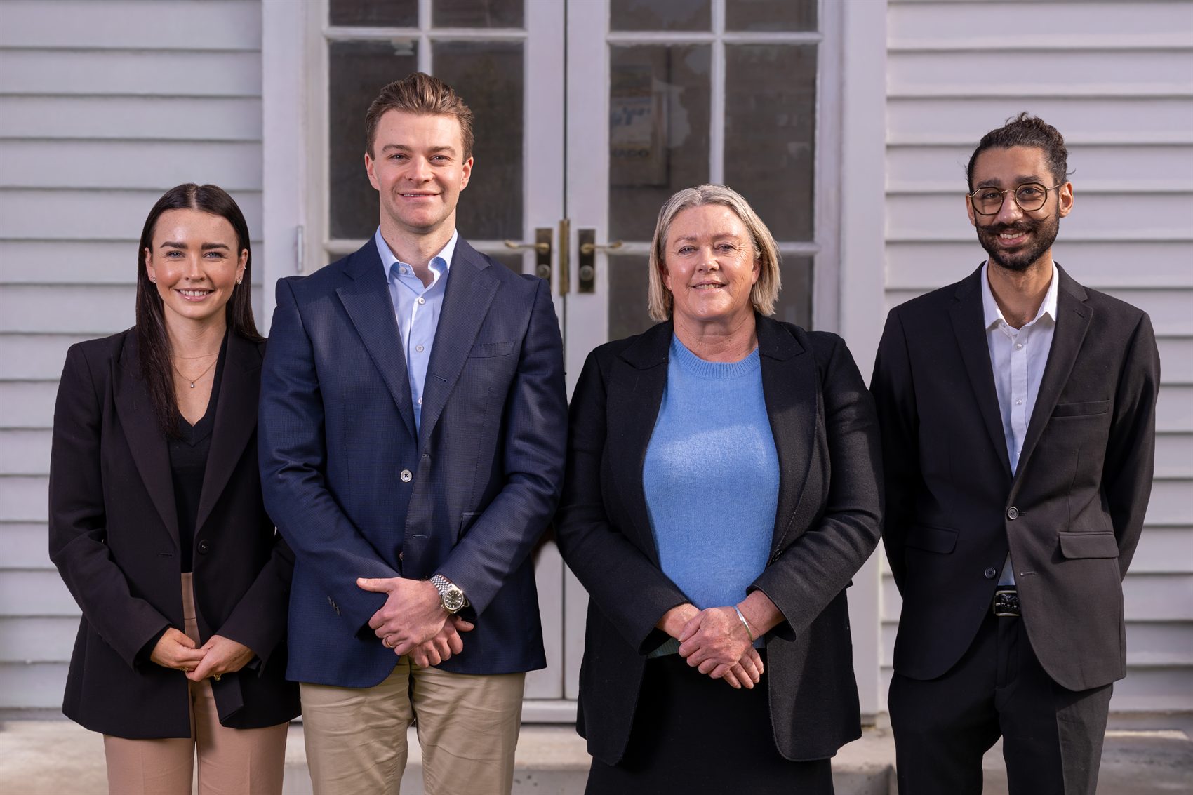 The Journey Mortgages team outside their Christchurch office